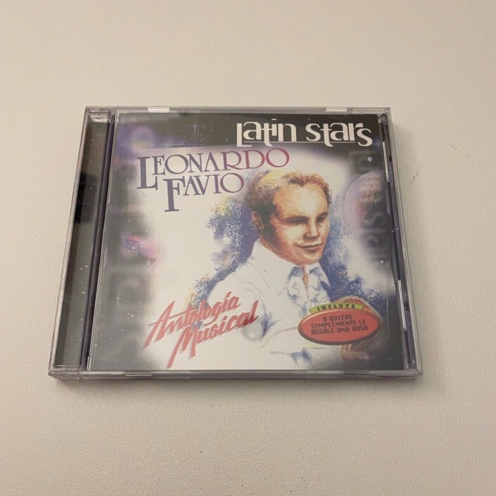Leonardo Favio Latin Stars Antologia Musical CD 1998 Sony LAK-82828 Like New
